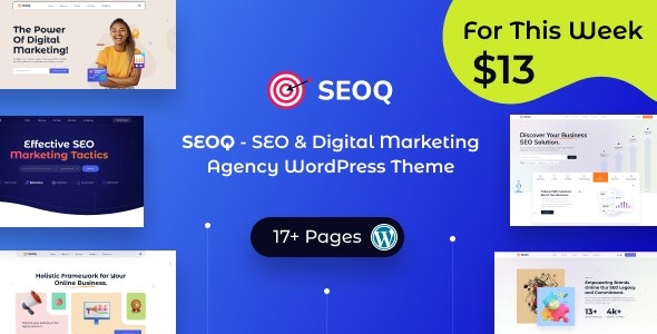 SEOQ v1.0.8 SEO与数字营销机构WordPress主题