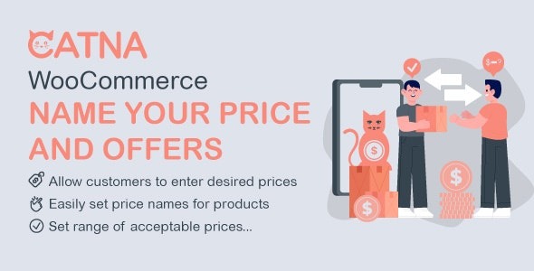 Catna v1.1.1 WooCommerce Name Your Price and Offers - WooCommerce自定义价格与优惠插件
