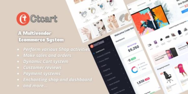 Ctcart v1.0 Multivendor eCommerce Store - 多供应商电子商务商店WordPress主题