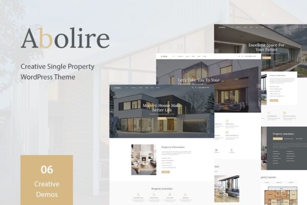 Abolire v1.0.20 Single Property WordPress Theme - 单属性房产WordPress主题