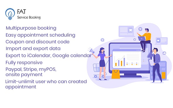 Fat Services Booking v5.7 – 自动化预约和在线排程系统