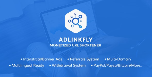 AdLinkFly (v6.6.3) 盈利性网址缩短器