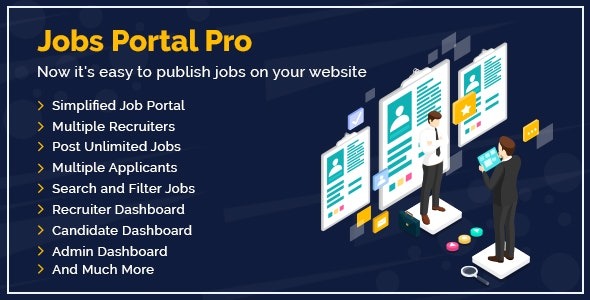 Jobs Portal Pro Plugin For WordPress v2.6 - WordPress专业职位门户插件