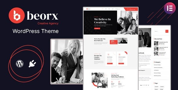 Beorx v2.2.2 创意机构WordPress主题 - 专业设计与多功能解决方案