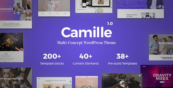 Camille v1.5.1 Multi-Concept WordPress Theme - 多功能多概念WordPress主题