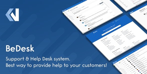 BeDesk (v2.0.2) 客户支持软件与帮助台工单系统