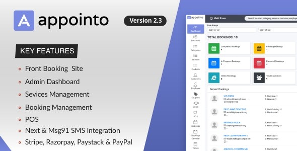 Appointo v2.3.8 预约管理系统 - 高效在线预订解决方案