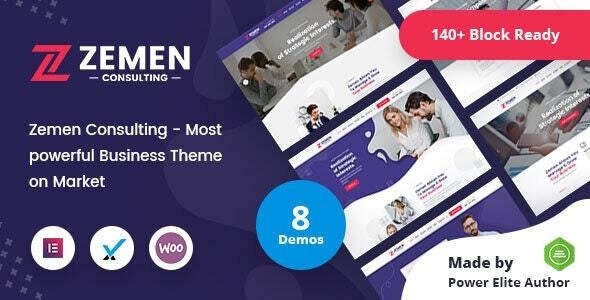 Zemen v4.0.1 多用途咨询业务WordPress主题 + RTL支持
