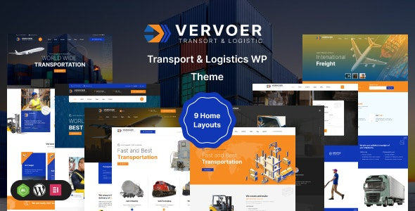 Vervoer (v1.0.1) 物流运输WordPress主题
