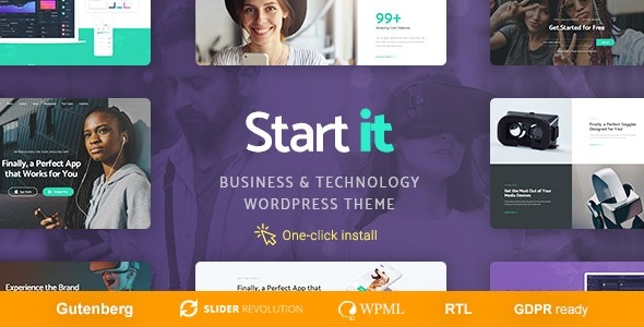 Start It (v1.2.0) 技术与创业WordPress主题