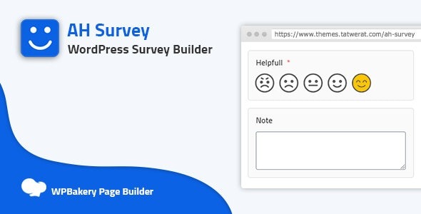 AH Survey v1.8.5 多功能问卷构建工具 - 支持多种问题类型的Survey Builder