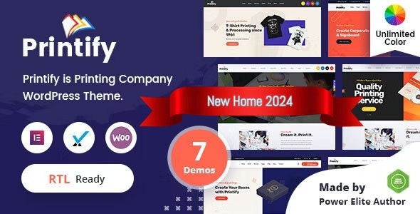 Printify (v3.1.0) 印刷公司WordPress主题