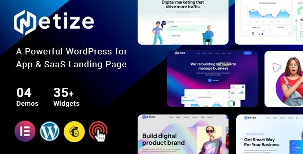 Metize (v1.0) 着陆页WordPress主题 - 专业营销与转化优化