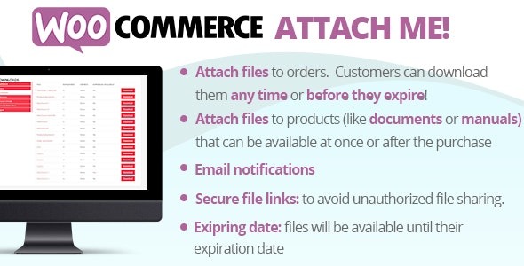 WooCommerce Attach Me! (v25.6) - 为WooCommerce添加附件上传功能
