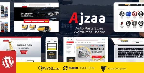 Ajzaa (v3.6) 汽车配件商店WordPress主题