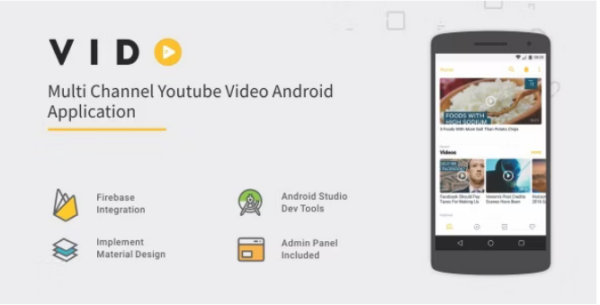 Vido Android Youtube Multi Channel v2.2 - 安卓多频道YouTube视频插件