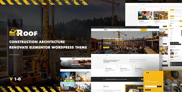 TheRoof v1.1.0 建筑与施工WordPress主题 - 专业建筑行业网站模板