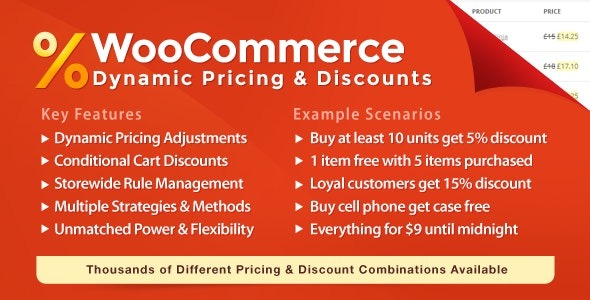 WooCommerce Pricing & Discounts v15.2 - WooCommerce定价与折扣插件