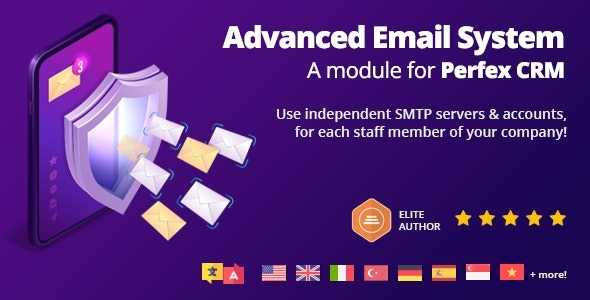 Advanced Email System for Perfex CRM v1.4.0 - Perfex CRM高级电子邮件系统插件