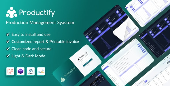 Productify v4.3 生产管理系统 - 高效生产管理解决方案