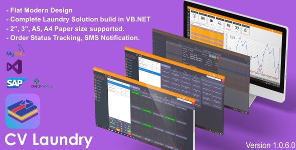 CV Laundry v1.0 完整干洗解决方案主题