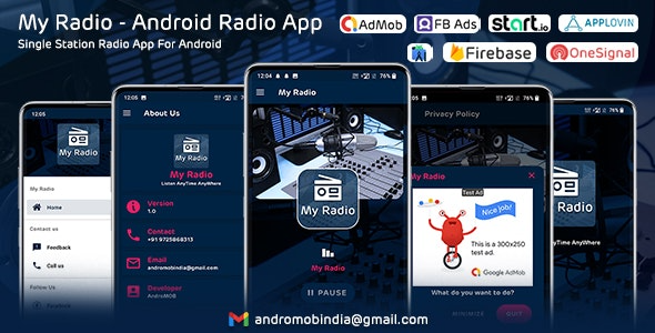 My Radio - Android Radio App (Single Station) 安卓单站电台应用主题