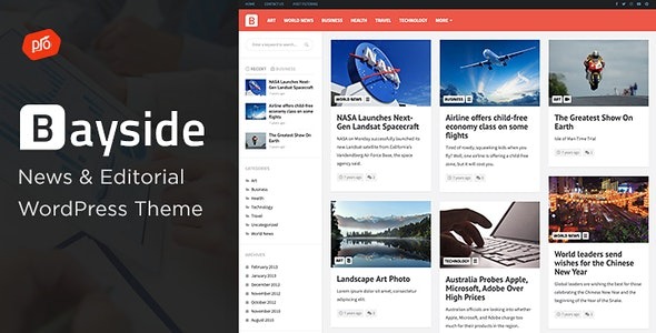 Bayside v2.7响应式WordPress主题 - 现代设计与多功能性完美结合