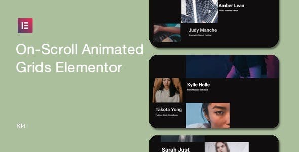 On-Scroll Animated Grid for Elementor v1.0.8 - Elementor滚动动画网格插件