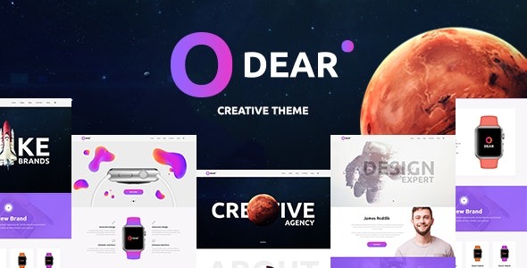 Odear (v1.5) 多功能创意WordPress主题 - 多概念设计
