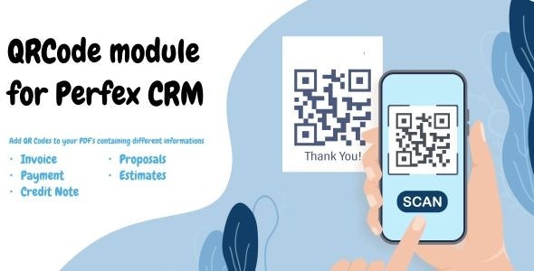 QR Code addon module for Perfex CRM v1.0.2 - 为Perfex CRM设计的二维码附加模块