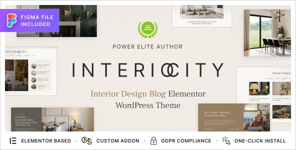 Interiocity v1.0.2 家居装饰博客和室内设计杂志WordPress主题