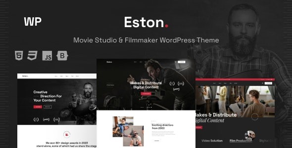 Eston v1.0.0 Movie Studio & Filmmaker WordPress Theme - 电影工作室与制片人WordPress主题