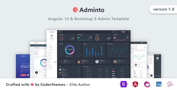 Adminto 2024-06-29 – Angular 13 后台管理 & 仪表盘模板