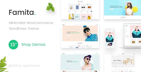 Famita (v1.43) 极简风格 WooCommerce WordPress主题