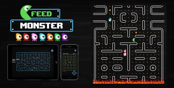 Feed Monster v1.8 HTML5游戏 - 吞噬怪物HTML5游戏主题