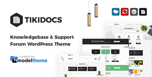 Tikidocs v2.2.3 知识库与支持论坛WordPress主题 + RTL功能