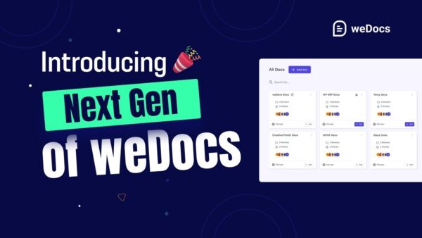 weDocs v2.1.6 WordPress知识库、文档和Wiki插件