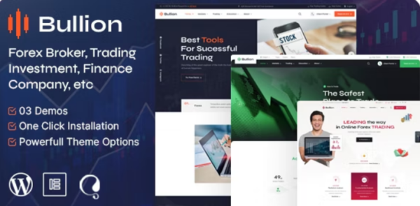 Bullion v1.3 Forex Broker & Trading WordPress Theme - 外汇经纪与交易WordPress主题