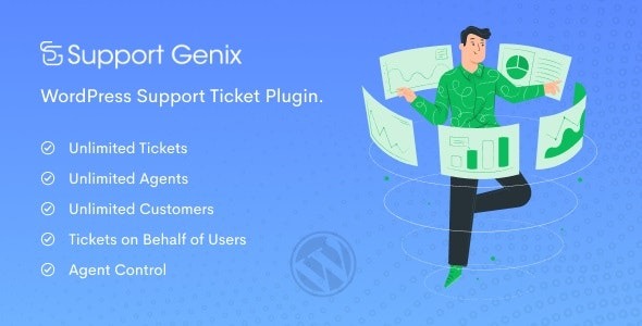 Support Genix v1.7.6 WordPress工单支持插件 - 高效客户服务解决方案