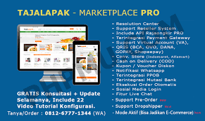 Tajalapak Marketplace Pro v9.0 - 多卖家多买家市场系统