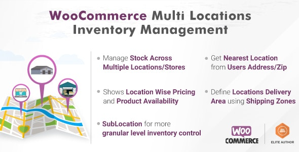 WooCommerce Multi Locations Inventory Management (v4.1.3) - WooCommerce多地点库存管理插件