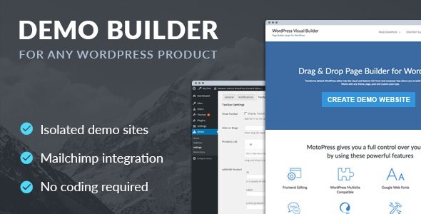 Demo Builder for any WordPress Product v1.7.6 - 适用于任何WordPress产品的演示构建器