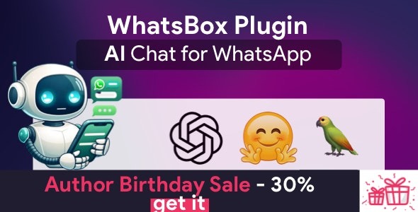 AI Chat for WhatsApp v1.2 Plugin for WhatsBox - WhatsApp智能聊天插件