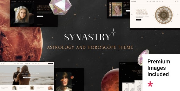 Synastry v1.0.0 Astrology and Horoscope Theme - 占星与星座预测WordPress主题