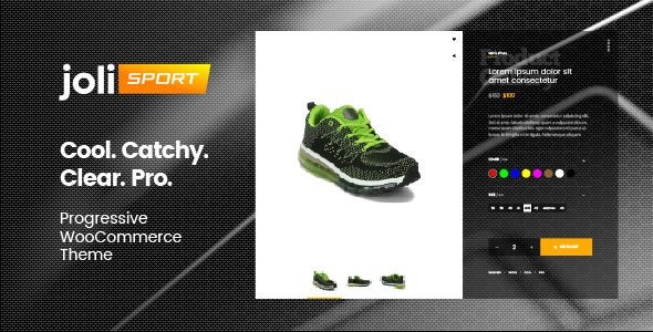 joli-sport v1.7.3 渐进式WooCommerce主题 - 专业电商网站设计