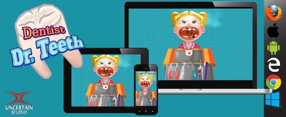 Dentist Doctor Teeth – HTML5 Game v1.0 | 牙医牙齿护理HTML5游戏