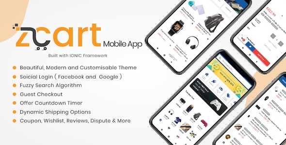 Customer App for zCart v2.6.3多供应商市场 - 移动端客户应用解决方案