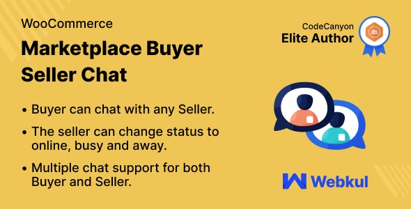 WordPress WooCommerce Marketplace Buyer Seller Chat Plugin v3.0.0 - WooCommerce商城买卖双方聊天插件