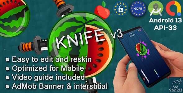 Knife (Admob + GDPR + Android Studio) (2023年7月1日) - 移动应用广告与合规解决方案