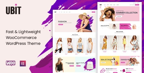 Ubit v1.5.6 时尚商店 WooCommerce 主题 - 多功能电子商务解决方案